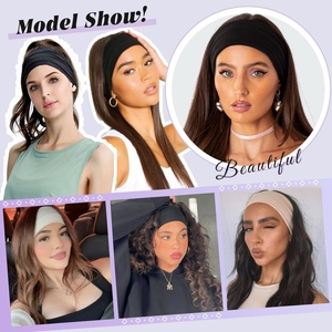 Spor elastik kafa bandı genişletmek 7cm saç bandı spor Yoga egzersiz bandı sıkı koşu kafa bandı moda şapkalar saç aksesuarı - Product Image 6