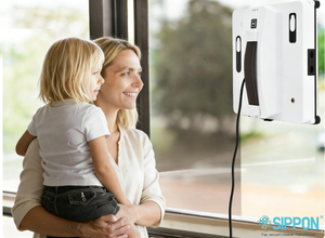 Robot <span class=keywords><strong>Limpiacristales</strong></span> Automático Más Vendido, Limpiador de Ventanas Magnético Inteligente <span class=keywords><strong>El</strong></span>éctrico Multi-idioma con Aplicación/Control Remoto - Product Image 6