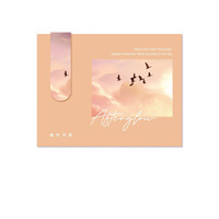 Marque-pages magnétiques en papier, série Soleil Lune Étoiles, marque-page imprimé, marque-page photo exquis, marque-page commémoratif, cadeau promotionnel, vente en gros
