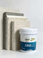 Revêtement liquide extérieur en granit acrylique à isolation thermique réfléchissante HENGYUE, application par pulvérisation, finition mate, haute résistance aux intempéries, 20L