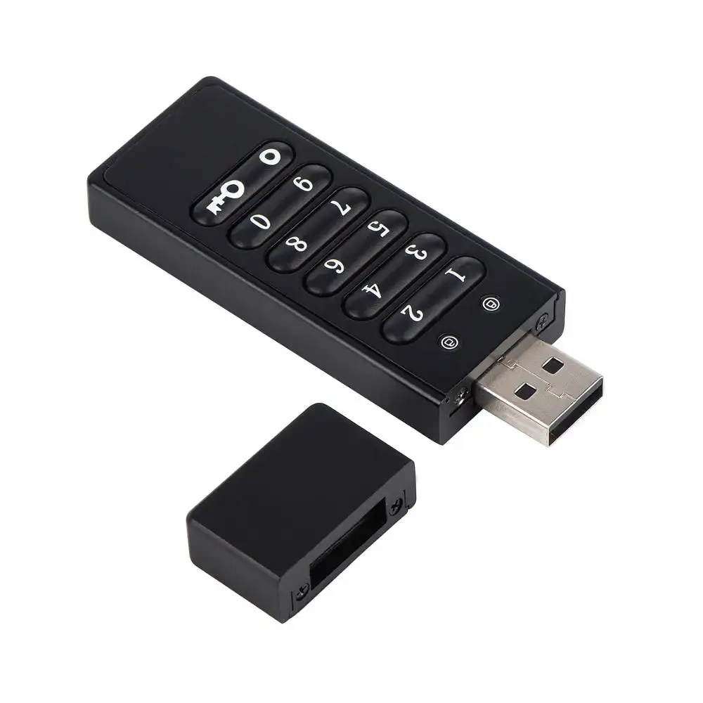 Portable Password Hard Disk Portable USB Flash Drive USB 3.0 for Various Devices AES 256 Keypad Lock Hard Disk USB Flash Drive