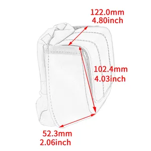 Sac à outils de carénage de jambe ventilé de moto pour <span class=keywords><strong>Harley</strong></span> Touring <span class=keywords><strong>Road</strong></span> <span class=keywords><strong>King</strong></span> Street Glide Electra Glide FLHTCU 14-18 - Product Image 5