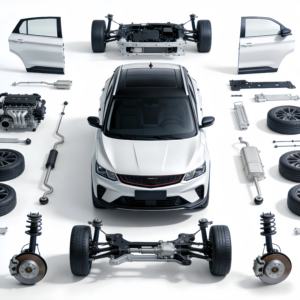 Repuestos Originales YUCHI para Geely Coolray Binyue, Parachoques Delantero/Trasero, Puerta, Capó - Metal/Plástico/Goma 2018-2021 - Product Image 1