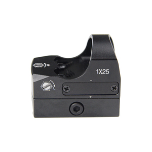 Customized mini Reflex Red <b>Dot</b> Sight 1x25mm tactical hunt <b>spotting</b> holographic Scope optic Protective Cover with 20mm mount - Product Image 3