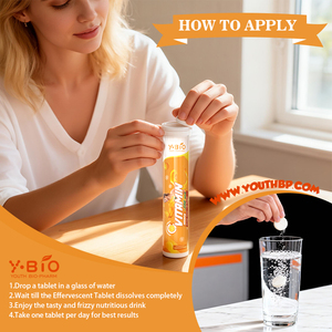 एस्कॉर्बिक एसिड संतरे 1000mg अपवर्सन विटामिन सी जिंक सेलेनियम डी एंटीऑक्सीडेंट प्रतिरक्षा समर्थन त्वचा को चमकदार वयस्क - Product Image 5