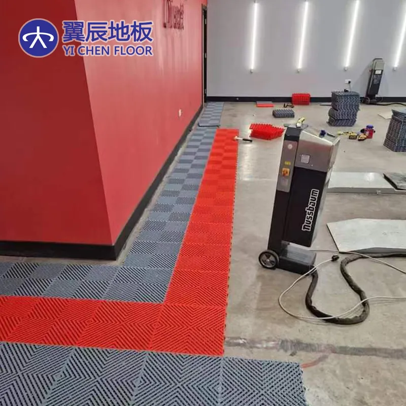400x400x20mm anti slip modular tiles for car garage
