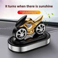Kits d'intérieur solaires créatifs avec modèle de moto parfum aromathérapie voitures élégantes décorations de motos pour Console Center