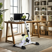 HSM Uso Doméstico Mini Bicicleta de Ejercicio Ajustable Fitness Ciclismo Resistencia con Pantalla LCD Brazo y Pedal de Pierna Ejercitador