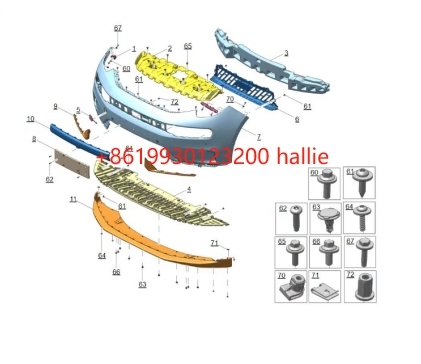 Original Car Parts Other Body Parts Auto Spare Part for Zeekr 001