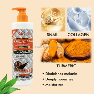 Lotion corporelle au collagène d'escargot OEM, curcuma, acide hyaluronique, nourrissante, hydratante, emballage personnalisé, vente en gros, fournisseur d'usine - Product Image 2