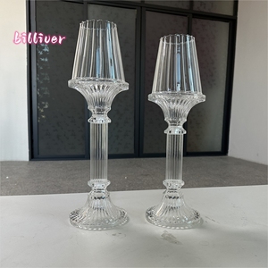 Fabricant de produits de décoration pour événements de mariage en gros et au détail, vases en verre transparent lisses à double face de <span class=keywords><strong>80</strong></span> <span class=keywords><strong>cm</strong></span> de haut - Product Image 5
