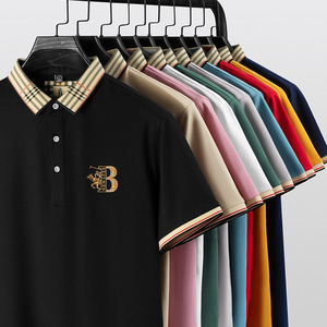 <span class=keywords><strong>Polo</strong></span> d'été pour <span class=keywords><strong>homme</strong></span> à <span class=keywords><strong>manches</strong></span> <span class=keywords><strong>courtes</strong></span>, nouveau modèle brodé, tricoté ample, col revers, respirant et confortable - Product Image 4