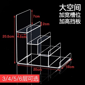 Hot Sale Factory Customized High <b>Clear</b> Multiple <b>Table</b> Mobile Phone Holder Shelf Acrylic Wallet Display Clutch Bag/Handbag Stand - Product Image 3