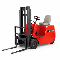 Chariot élévateur électrique à trois roues de nouvelle conception, batterie au lithium, charge rapide, chariot élévateur pour allées étroites à vendre, certifié CE ISO