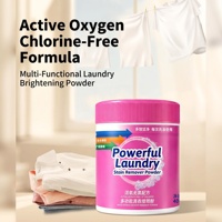 Poudre de lavage bio-enzyme active à l'oxygène, puissante et portable, pour l'élimination des taches tenaces et le blanchiment des vêtements
