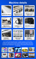 Impresora de Inyección de Tinta Eco-Solvente Audley Última Generación 3.2m 2 Cabezales Formato Grande I3200 XP600 Nueva Impresión de Lonas de Vinilo