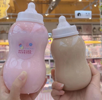 Botol Minuman Plastik Amber 500ml Desain Kustom Grosir Pabrik untuk Minyak, Dapat Didaur Ulang