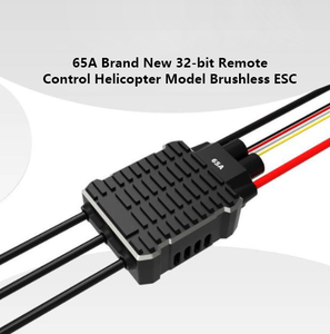 Contrôleur de vitesse sans balais 65A ESC 3-6S Lipo avec SBEC 6V/10A XT60 programmable pour avion RC, aile fixe, drones FPV - Product Image 3