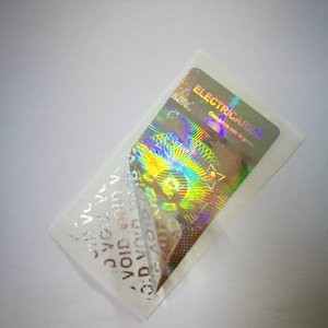 Làm mất hiệu lực làm xáo trộn hiển nhiên 3D <span class=keywords><strong>Hologram</strong></span> dính Sticker Sản xuất tại Trung Quốc Vật liệu vật nuôi - Product Image 1