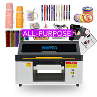 Impresora de inyección de tinta plana UV de escritorio pequeña, cabezal 3D Epson XP600 para tarjeta de identificación, funda de teléfono móvil, pegamento de transferencia, máquina de impresión Digital