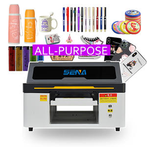 Impresora de inyección de tinta plana UV de escritorio pequeña, cabezal 3D <span class=keywords><strong>Epson</strong></span> XP600 para tarjeta de identificación, funda de teléfono móvil, pegamento de transferencia, máquina de impresión Digital - Product Image 1