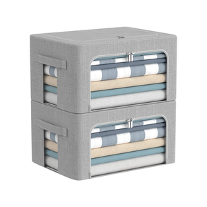 Modern Airtight Wardrobe Home <b>Storage</b> <b>Boxes</b> Rectangle Shape Design for Clothing <b>Storage</b> Wholesale Bins for Bags - Product Image 1