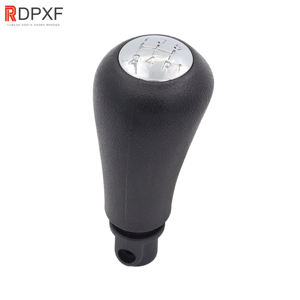 Pour Renault Clio MK3 2005-2009 MEGANE SCENIC Mk2 <span class=keywords><strong>Kangoo</strong></span>, pommeau de levier de vitesse, housse anti-poussière en cuir, pommeau de levier de vitesse 5 vitesses. - Product Image 2