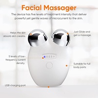Appareil facial à microcourant, masseur facial Dispositif de microsculpture intelligent pour le visage, machine de réduction de double menton, anti-âge