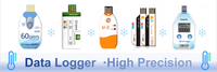 Registrador de Datos de Temperatura USB de Un Solo Uso, Cumple con CE, FCC y ROHS, para Monitoreo Logístico