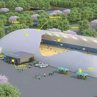 Structure de membrane gonflable autoportante en PVDF, dôme gonflable pour piscine, tente à membrane d'air pour événements sportifs et expositions