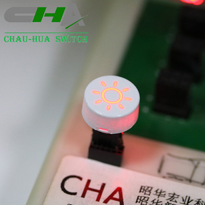 Nhà Máy c601b 10 mét vuông tùy chỉnh biểu tượng <span class=keywords><strong>6</strong></span> pin thiết bị đầu cuối <span class=keywords><strong>Tactile</strong></span> <span class=keywords><strong>Switch</strong></span> Led chiếu sáng LED tact <span class=keywords><strong>Switch</strong></span> cap - Product Image 6