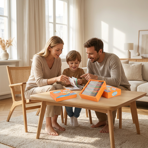 Ensemble de 30 livres de mots en famille pour développer la lecture, l'orthographe, la compétence en vocabulaire, l'apprentissage des rimes, jouet éducatif Montessori - Product Image 2