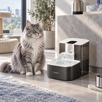 Fontaine à eau inclinable pour chat en gros, distributeur d'eau pour animaux de compagnie à commande tactile, OEM ODM, marque privée, fournitures pour animaux de compagnie