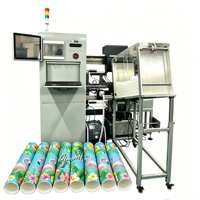 Machine d'impression UV entièrement automatique industrielle pour tubes cosmétiques flexibles, impression multicolore haute vitesse de précision, souple