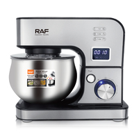 Robot pâtissier électrique intelligent RAF New Kitchen 5L avec bol, pour la pâte à pain, avec écran LED