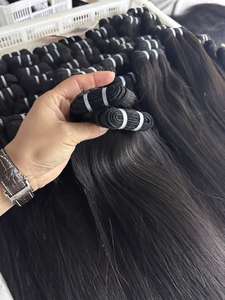 Letsfly 10 Fasci di Capelli Brasiliani Lisci, Un Donatore, Non Trattati, Marrone Remy, Doppia Trama a Macchina, Tutti i Colori Disponibili, Vendita all'Ingrosso - Product Image 3