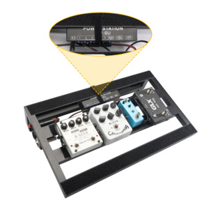 DIY Pedalboard-Set mit Softcase-Tragetasche Kabelmanagement für E-Gitarre Bass Effektpaneel Montage Bühnenauftritt - Product Image 2