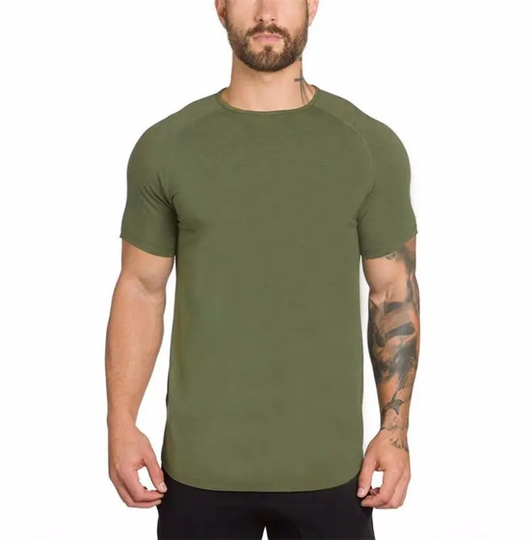 Men Active Wear High Elastic Quick Dry Sport Wear Men T Shirt