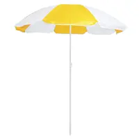 مظلة شمسية قماش الشاطئ مظلة الفناء حديقة شمسية بلاستيكية قاعدة