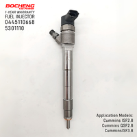 Inyector de Combustible Diésel Common Rail 0445110668, 0 445 110 668 para Motor Cummins ISF2.8, Camión Foton 5301110, Boquilla de Inyección