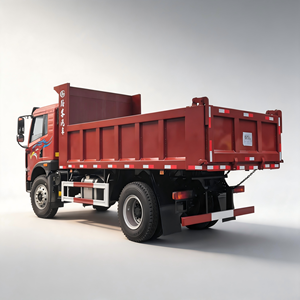 Camion benne basculante FAW 4X2 10T pour travaux d'infrastructure, système hydraulique stable pour projets de chantier de barrages - Product Image 1