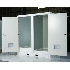 Cabine de toilette portable moderne avec douche Offre Spéciale en usine à bas prix pour une utilisation extérieure en acier, <span class=keywords><strong>bois</strong></span> et panneau sandwich - Product Image 4