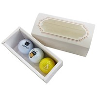 Boîtes cadeaux personnalisées pour balles de golf avec fenêtre