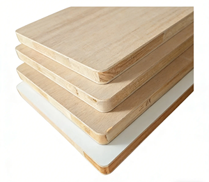 Armario de madera maciza de tamaño completo, ecológico, sin pintar, grado E0, resistente al agua y a la humedad, con divisores en capas. - Product Image 2