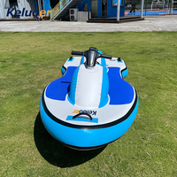 Bateau électrique gonflable flottant sur l'eau 700W, jet ski électrique gonflable