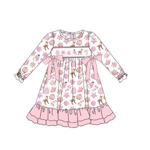 Wholesale Winter Smocked Kids Clothes <strong>Baby</strong> <strong>Girl</strong> Sweet Candy Cane Bloomer Set pink <strong>Christmas</strong> <strong>Girls</strong> <strong>Outfits</strong> - Product Image 4