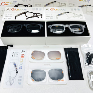 Smart Glasses 8M Pixels <b>Camera</b> 1200P Video Recording Music Calling <b>Real</b>-time Al Recognition Translation Touch Control - Product Image 4
