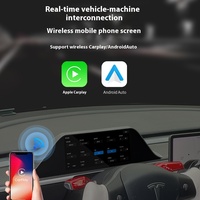 Machine intelligente tout-en-un, affichage en temps réel du tableau de bord 4K pour l'interconnexion de téléphone portable Teslas modèle Y/3 CarPlay