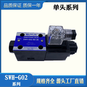 Vanne directionnelle hydraulique JYLSi SWH-G02-B2-20, unidirectionnelle, montage sur panneau 6 mm, contrôle du débit d'huile - Product Image 4