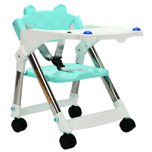 Seggiolone per Bambini Pieghevole Multifunzionale Portatile in Metallo per 6 Mesi-6 Anni - Product Image 6